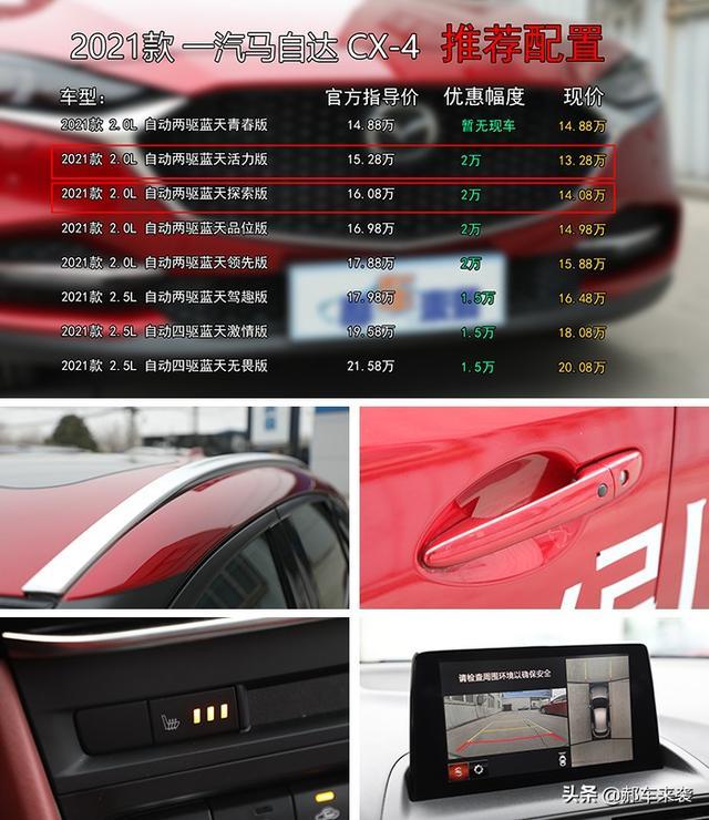 2.0L落地价14万，小保养230元，马自达CX-4有多值？