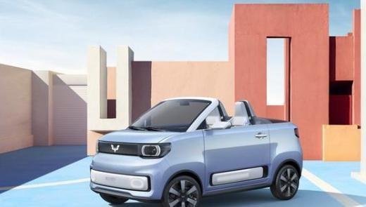 国民五菱Mini Ev敞篷版来了，一款圆梦的敞篷车