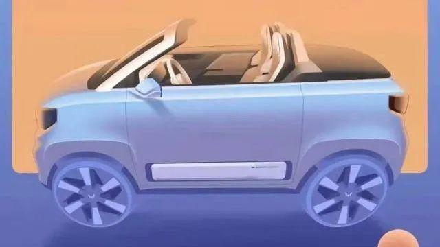 国民五菱Mini Ev敞篷版来了，一款圆梦的敞篷车