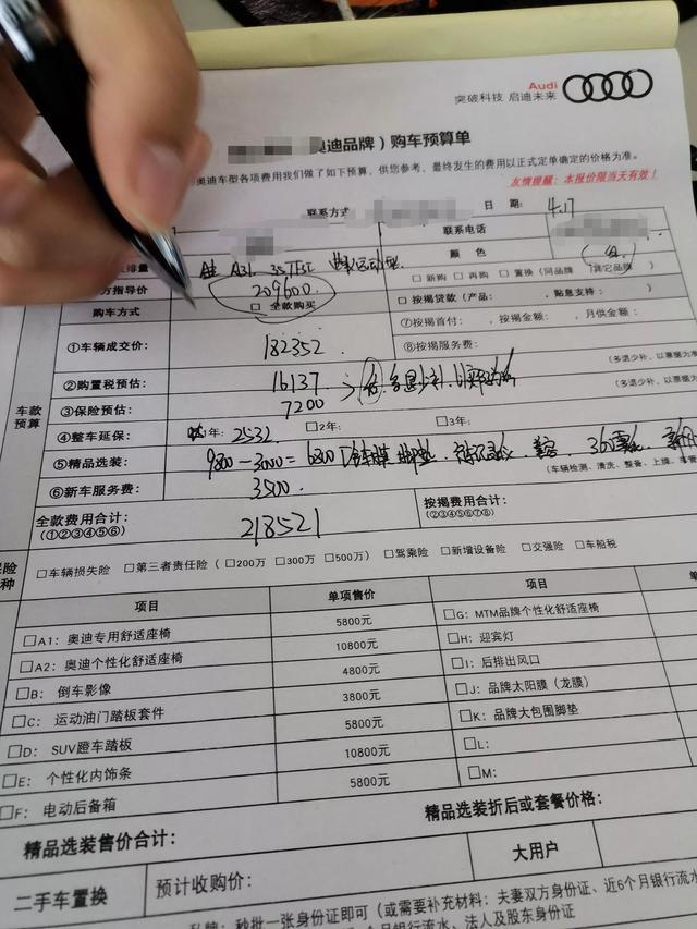 奥迪A3L 落地21万，值么？