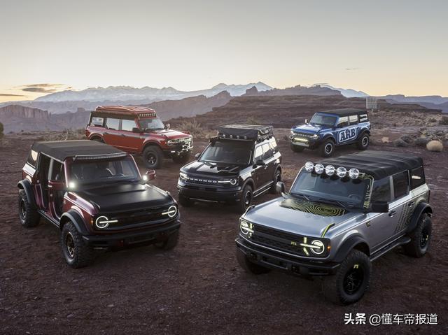 新车 | 矛头直指Jeep牧马人，福特Bronco计划推插电、纯电版车型