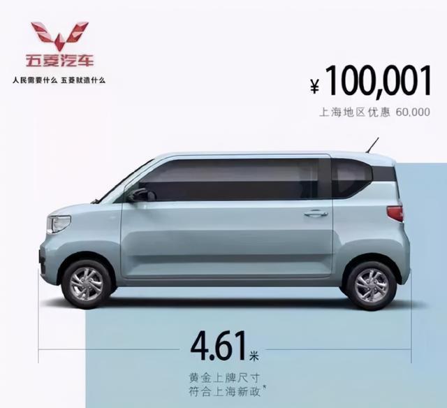 上海禁止4.6米以下电车上绿牌？宏光MINI EV：我不在乎