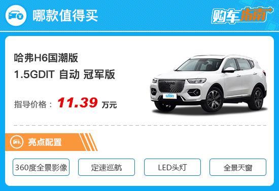 推1.5GDIT冠军版 哈弗H6国潮版购车指南