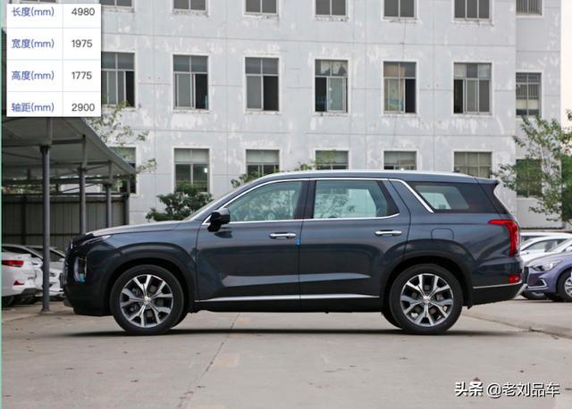 现代帕里斯帝大六座SUV车型，3.5升V6发动机、全时四驱