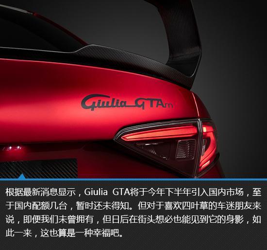 致命的诱惑 阿尔法·罗密欧Giulia GTA图解