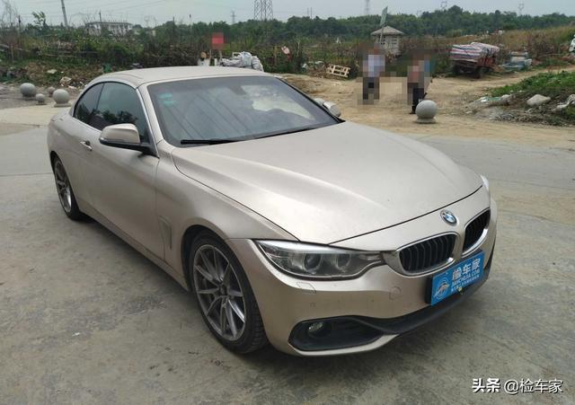 花12万买辆7年的敞篷宝马4系，买家挺开心：这车当年卖70万