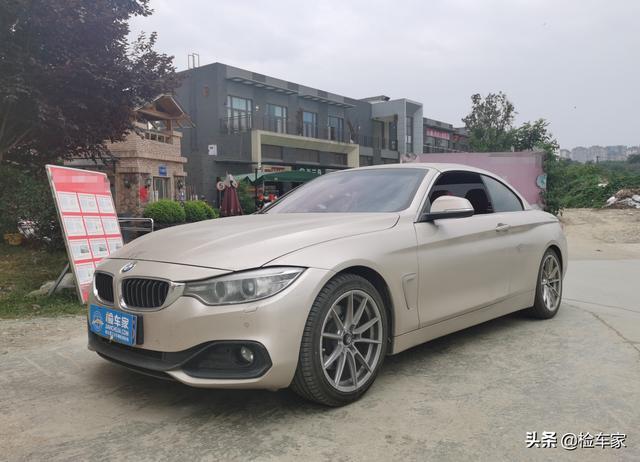 花12万买辆7年的敞篷宝马4系，买家挺开心：这车当年卖70万