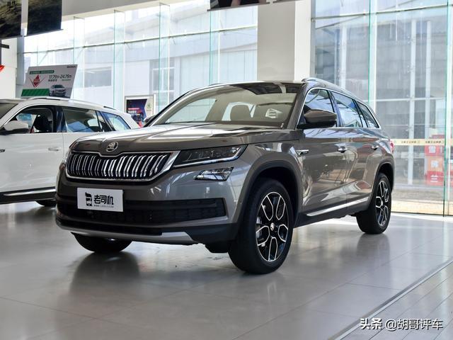实惠的合资中型SUV，油耗也不高，实拍斯柯达柯迪亚克