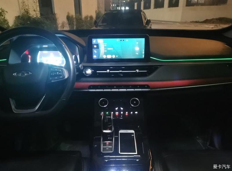 夜色之下的虎7，也是一款颜值很高的车！