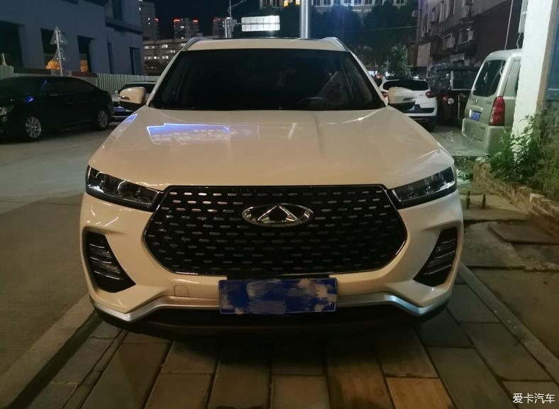 夜色之下的虎7，也是一款颜值很高的车！