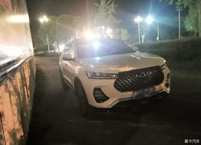 夜色之下的虎7，也是一款颜值很高的车！