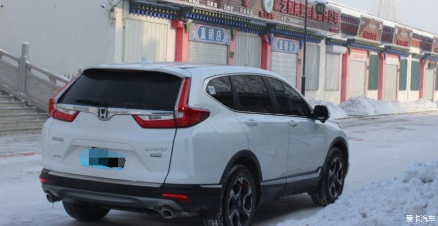 看CRV在冰雪路面的表现