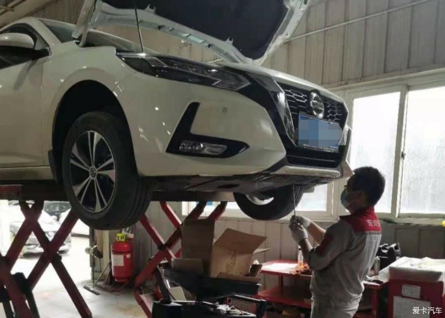 分享爱车一万五千公里保养作业