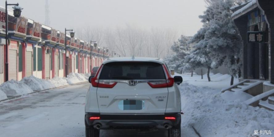 看CRV在冰雪路面的表现