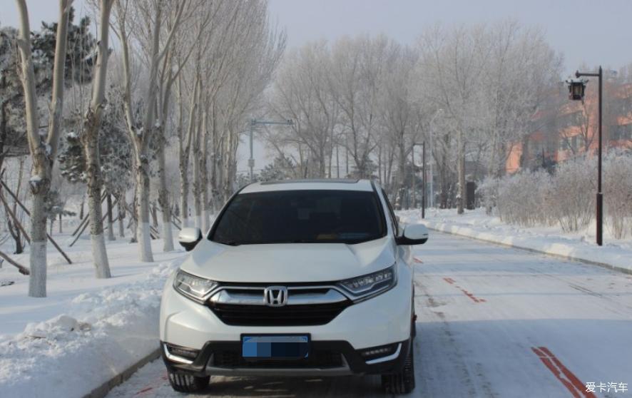 看CRV在冰雪路面的表现