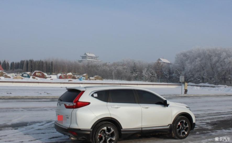 看CRV在冰雪路面的表现
